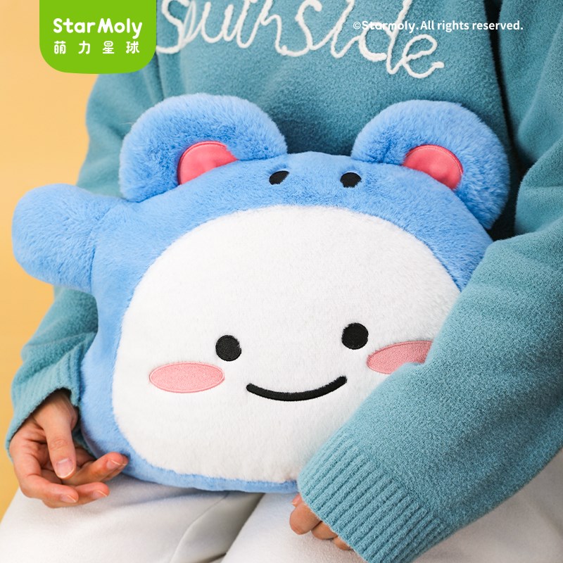 萌力星球乖巧宝宝毛绒抱枕可爱大象午睡靠枕大头玩偶礼物舒适腰靠