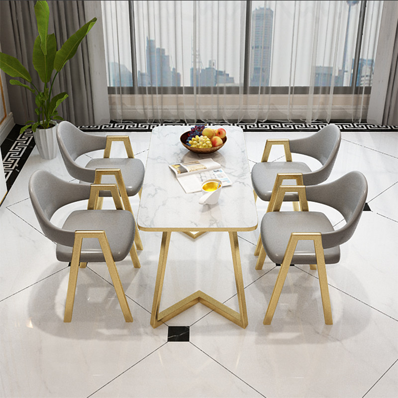 轻奢现代洽谈桌椅组合咖啡厅奶茶店会客接待圆桌家用小型简约餐桌,住宅家具,板木餐桌,淘宝优惠券,粉丝福利购,淘宝优惠卷