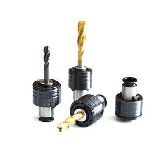 GT12攻丝夹头扭力过载保护柔性夹套M3-M16螺纹攻丝机快换丝锥筒夹