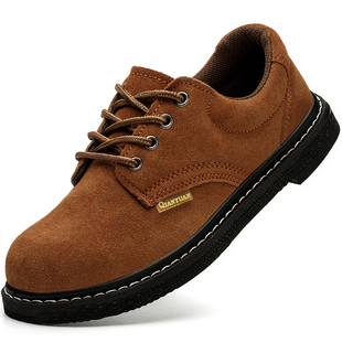 乾源轮胎底劳保鞋男四季低帮透气防砸防刺穿耐高温钢包头工作老保