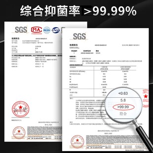 格亚双层玻璃杯抑菌透明水杯商务士镀银茶杯车载杯子家用耐温