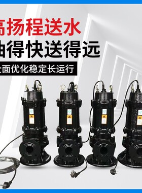 特价 WQ/QW潜水排污泵无堵塞潜污泵污水回流泵 50WQ20-15 1.5KW