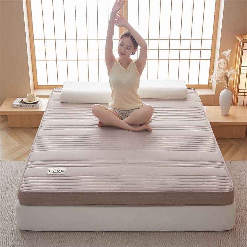 可折叠记忆棉床垫软垫家用卧室打地铺椰棕海绵垫子1米5学生宿舍用