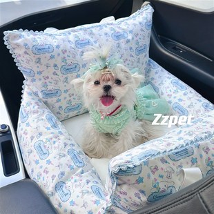 宠物狗狗车载窝汽车D安全座椅网红可拆洗中小型犬狗窝 Zzpet四季