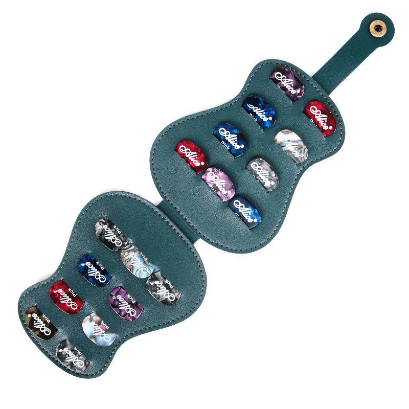 现货大容量拨片收纳包 吉他拨片收纳盒 通用拨片袋有质感