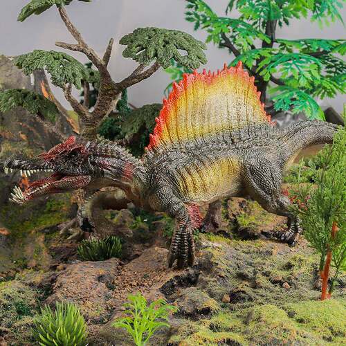儿童认知仿真恐龙玩具大号矮棘龙食肉恐龙暴虐棘龙模型摆件