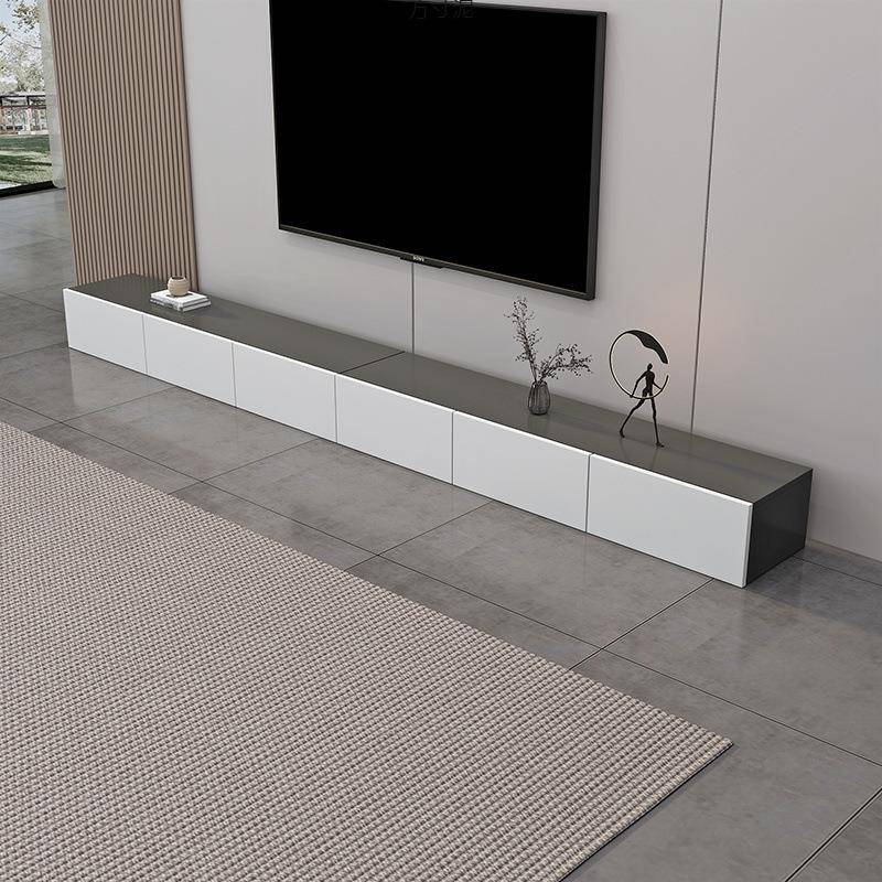 简约现代电视机柜客厅落地组合家用大小户型简易收纳地柜轻奢茶几