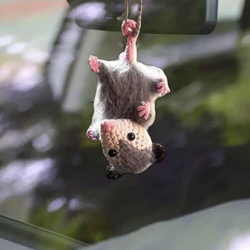 甄选现货 Possum Car Hanging Ornament 新款负鼠汽车吊饰后视镜