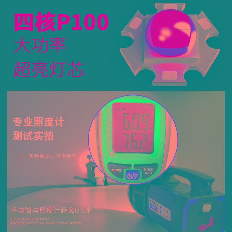 应急手电筒防灾h强光超亮可充电户外远射工地巡逻特种兵家用探照