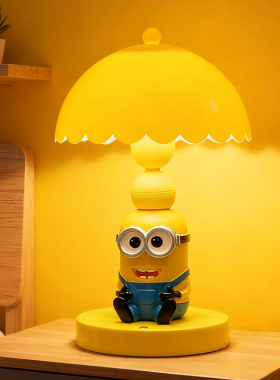可爱小黄人台灯床头灯儿