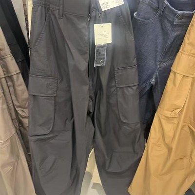 L&CP2025春男女情侣q款弹力休闲长裤直筒裤户外机能工装裤E476193