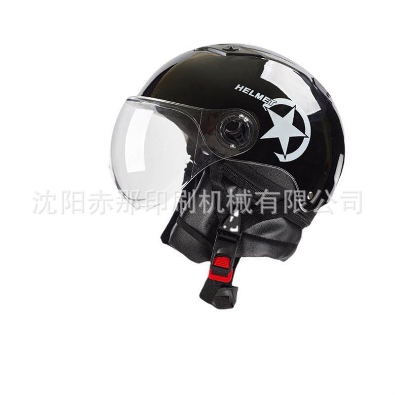 电瓶摩托车安全帽头盔移印机 油墨油盆机油盅机 帽子标签印刷机器