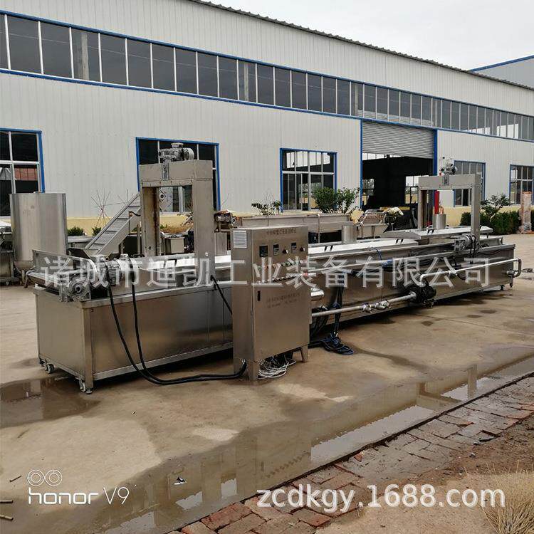鱼豆腐油炸生产线 多种热源选择方便油水分类温度可控规格供应