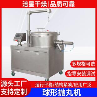 医药圆形球形抛丸机柠檬酸小型制丸机食品山楂球形抛丸机厂家