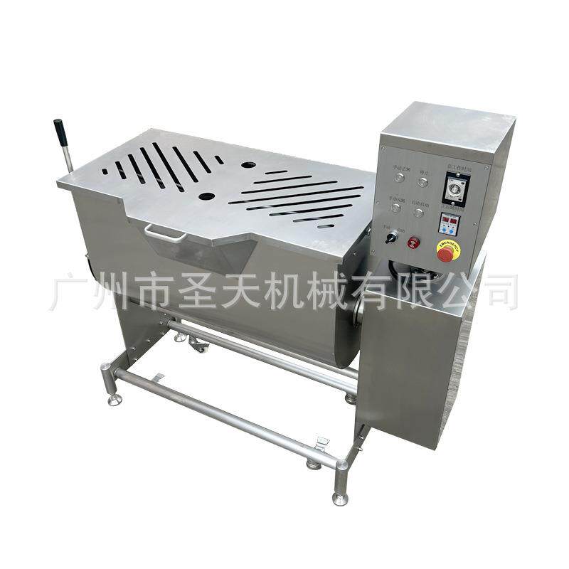 拌馅机150L/商用肉馅搅拌机/全自动出料拌肉机/滚揉机/腌肉机厂家