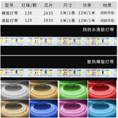 超亮低压灯带裸板柜台装 饰自粘片客厅吊顶伏软灯条