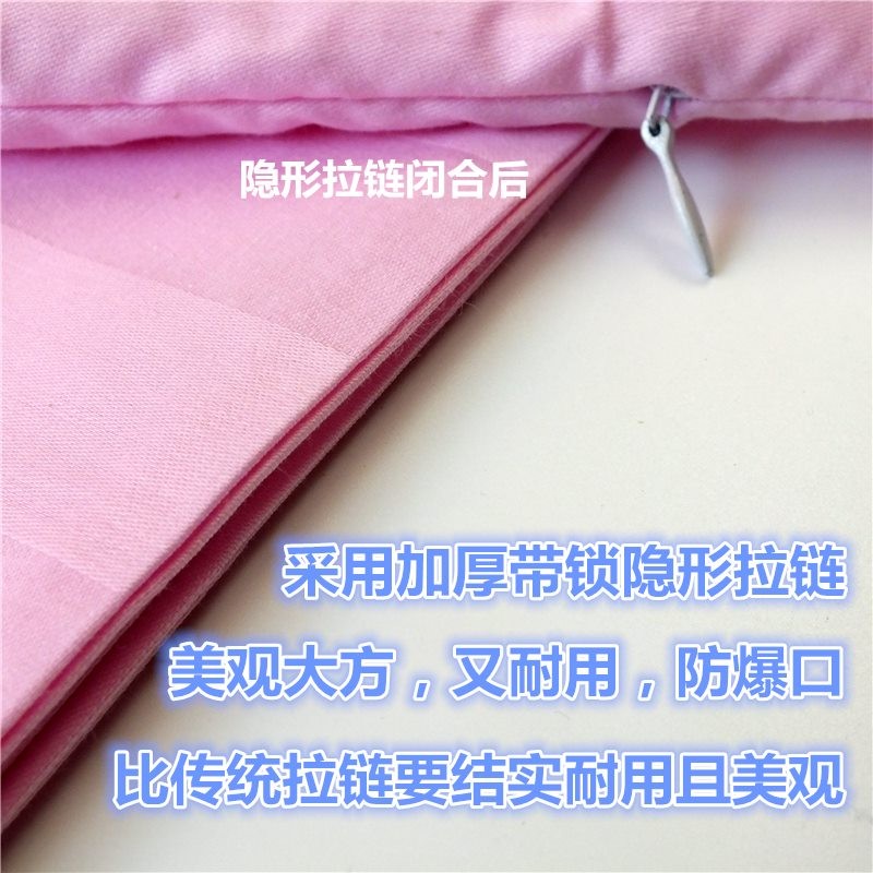 枕头内胆套枕芯皮加密拉链防漏儿童单人双人成人抱枕荞麦内枕袋布