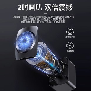 家用迷你音箱小型桌面媒体笔记本喇叭 A1炫彩灯光电脑有线音响台式
