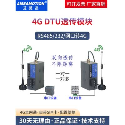 4g模块 4gdtu 艾莫迅232/485转4g dtu通讯物联网无线透传通信模块