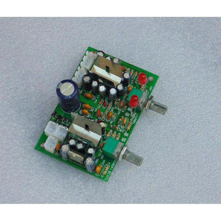 2.1进口集成TEA2025B重低音功放板 直流5V-12V三声道功放板音箱