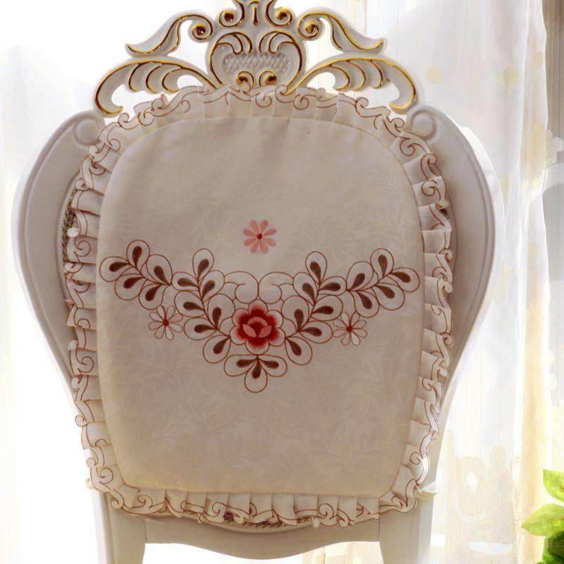 椅背布简约高档绣花欧式餐椅靠垫田园布餐椅靠垫带扶手凳座垫,居家布艺,椅套/椅垫,淘宝优惠券,粉丝福利购,淘宝优惠卷