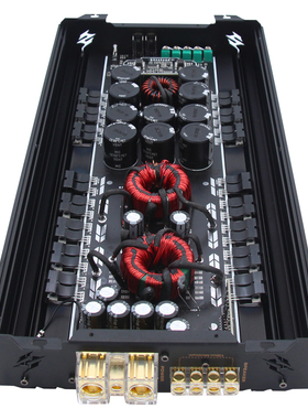 2800w超大功率n发烧级炸街重低音纯低音车载无源双音圈低音炮功放