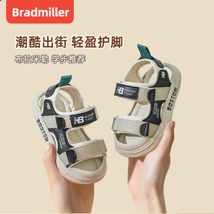 宝宝凉鞋男童夏季1n岁2-3软底机能鞋子潮儿童夏天包头小童学步鞋