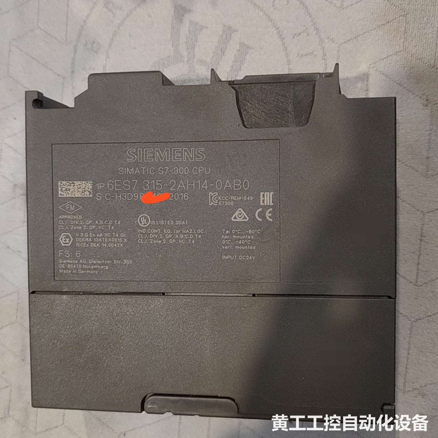 出售西门子SIMATIC S7-300 PLC模块，型号6E