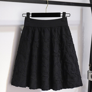 冬季高腰半身裙女小个子2024新款搭配毛衣穿搭秋冬短裙打底裙