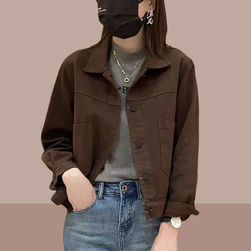 2025早春秋季新款女士短外套牛仔上衣爆款女装夹克短款小个子洋气