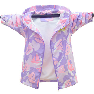 女童外套秋装2023新款4韩版5儿童套装簿款8春秋洋派6冲锋衣7外衣9