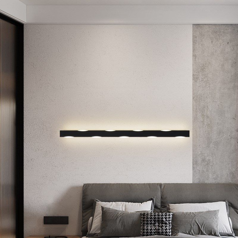 极简长条壁灯2023新款卧室床头灯主卧 轻奢条形led电视背景墙壁灯