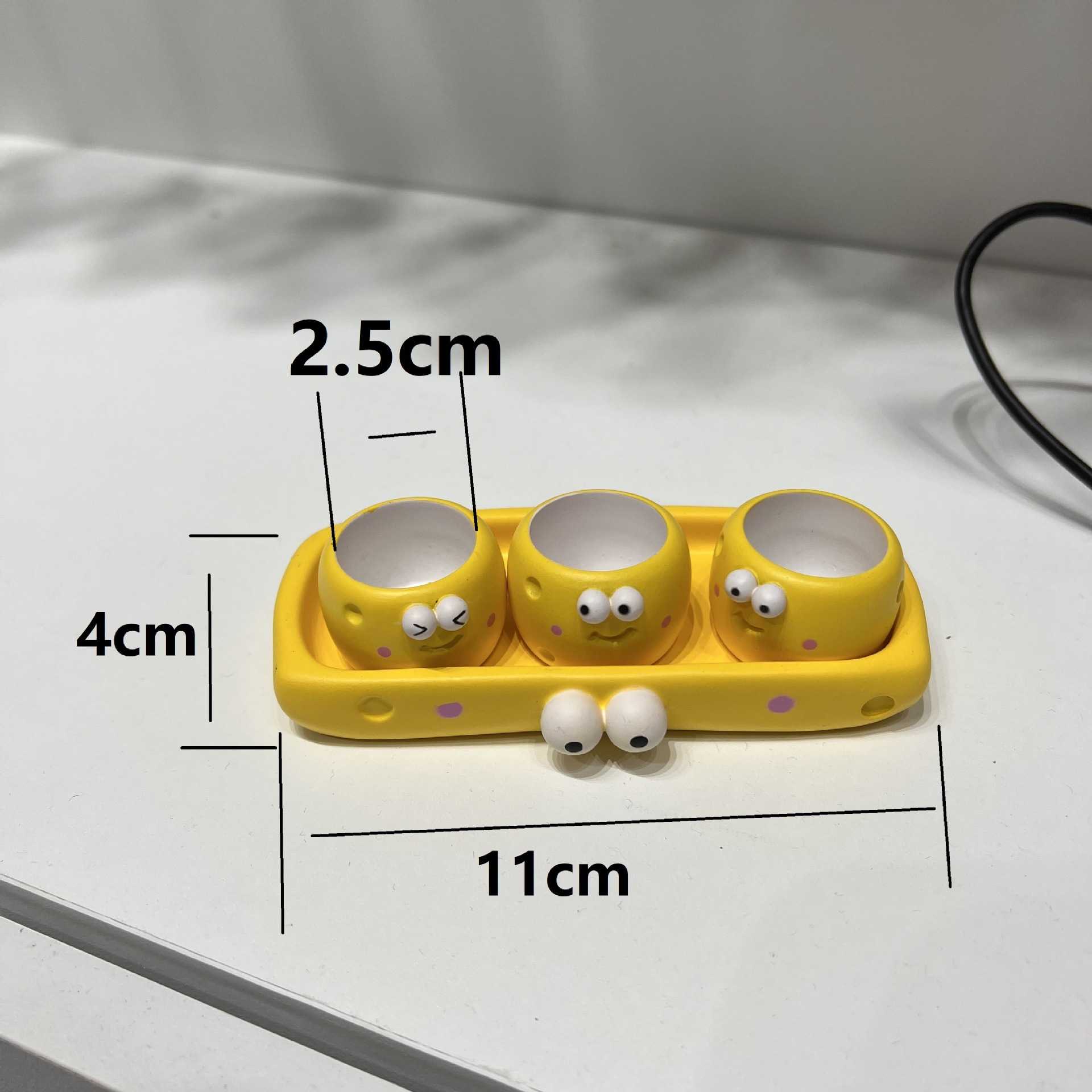 卡通拇指盆花盆多肉迷你盆创意盆栽桌面迷你绿植