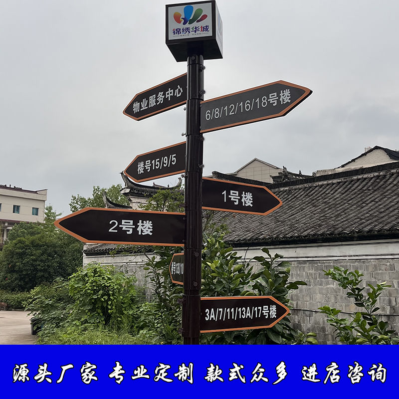 铁艺不锈钢导向路标指示