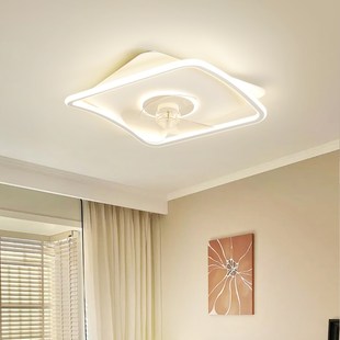 风扇灯卧室全光谱护眼现代简约吸顶电扇灯智能一体电风扇灯房间灯
