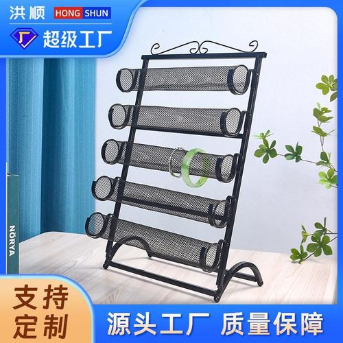 铁艺落地单面五层手链架发箍首饰展示架架子手镯收纳架 厂家
