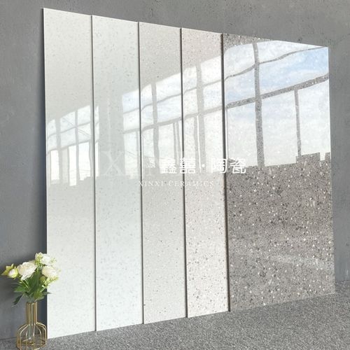 通体亮光水磨石瓷砖600X1200大E颗粒客厅卫生间墙砖连锁店酒店地