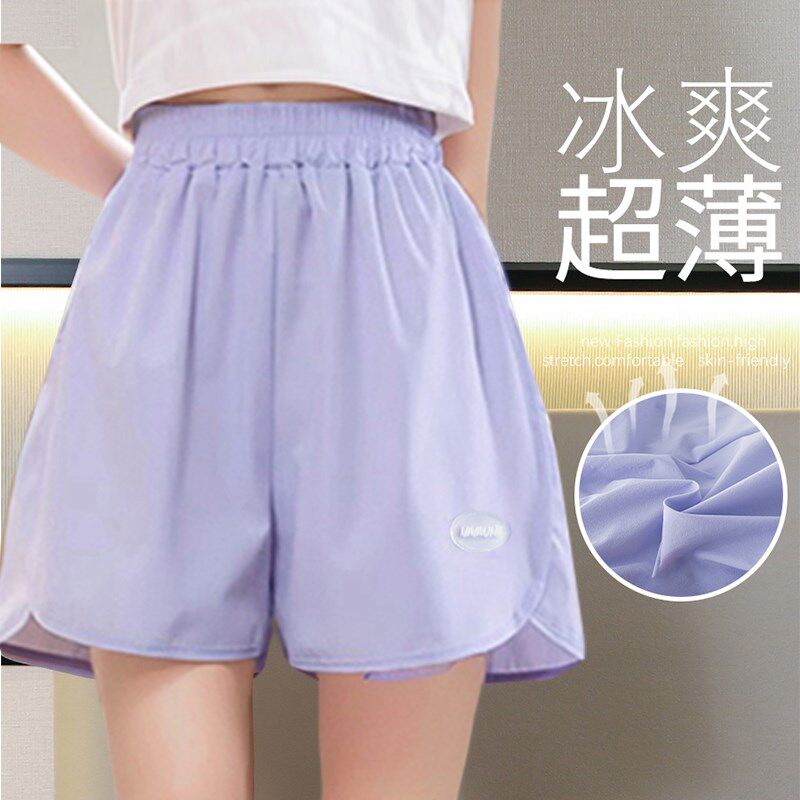 夏季儿童短裤外穿冰丝速干2024新款女童运动裤薄款女大童裤子夏装