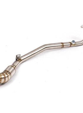 摩托跑车适用于Z125前段 Z125Pro改装排气管前段不锈钢弯管