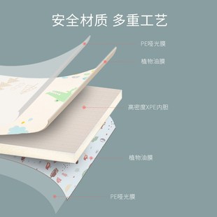 加工定制飘窗垫子 儿童游戏围栏配套爬行垫xpe双面图案宝宝爬爬垫