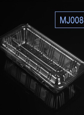 J006 现货 透明PS一次性寿司盒蛋糕吸塑盒西点水果包装盒 塑料