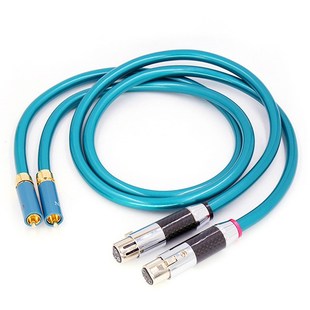 高度风Ortofon RCA转XLR平衡线 8N纯铜莲花转卡侬头音频线信号线