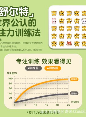 【厂家直供】咕咕猪黄色舒尔特训练机专注力训练发声训练器益智儿
