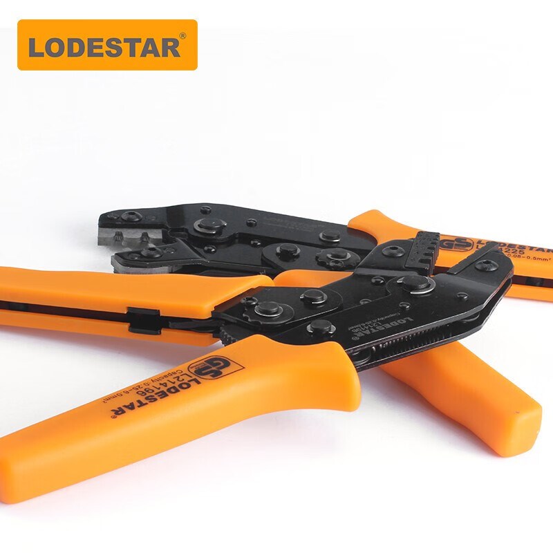 LODESTAR乐达 L214191棘轮式绝缘端子多功能省力剥线网线压线钳
