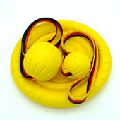 狗狗飞盘宠物玩具耐咬球浮水边牧马犬大型犬训犬飞碟训狗用品