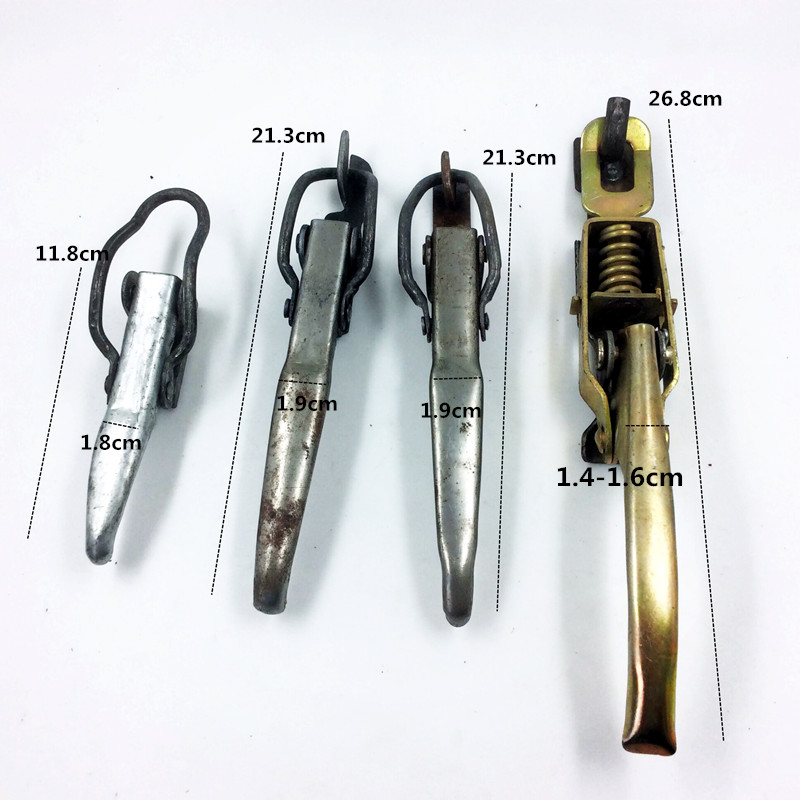 电动三轮车车厢扣手一体弹簧扣 拉扣挂勾 门钩勾锁扣门扣把手配件