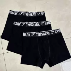 Three-Pack of Gymshark Boxer Briefs for Men, Suitable for Sports, Fitness, and Casual Wear, Skin-Friendly and Elastic