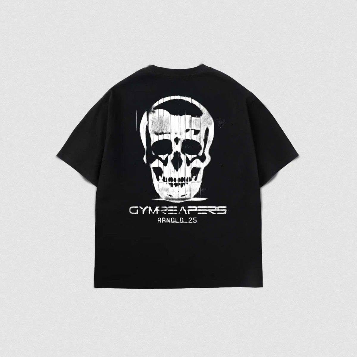 GYMREAPERS肌肉健身兄弟新款运动男式T恤宽松篮球训练服骷髅短袖