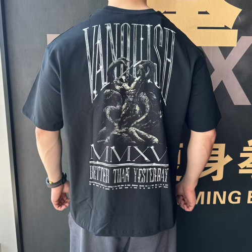 VANQUISH BETTER古希腊神短袖VQ男女美式运动休闲宽松印花棉质t恤