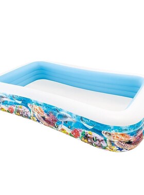 intex 58485 热带鱼家庭游泳池儿童戏水池小孩子充气水池户外